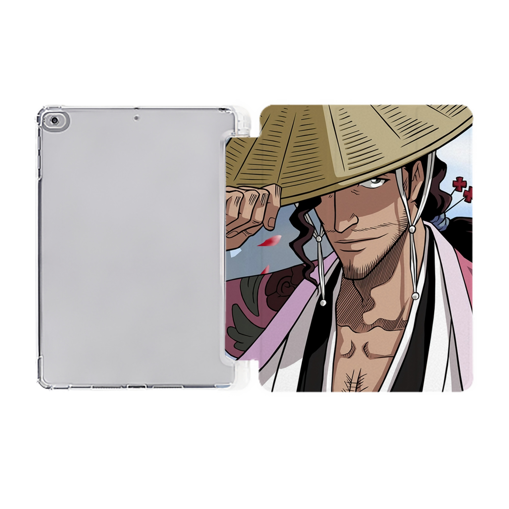 （画像用） ブリーチ BLEACH IPad ケース ペン収納付き 三つ折りスタンド PUレザー×シリコン 対応機種9.5/10.5/10.9インチ